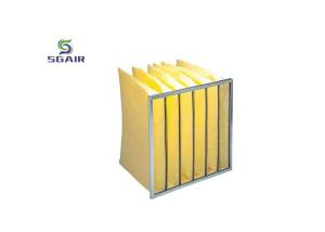 China F5 Hepa Bag Air Filter Customized with Firm Structure H13~H14 Efficiency wholesale