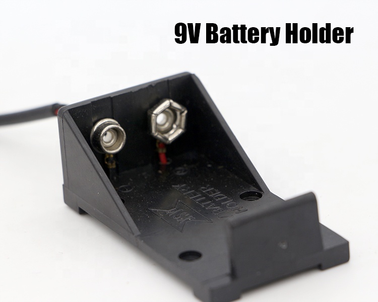 15cm Cell Case Box 9V Battery Holder with DC Power Jack 2.1x5.5mm