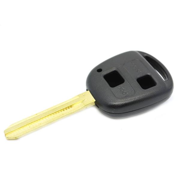 Quality Toyota Inner Milling 2-button Remote Key Casing Key Shell Original Wholesale for sale