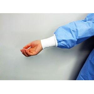 China 35gsm 45gsm 55gsm Disposable Patient Exam Gowns Fluid Repellent wholesale