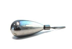 Customized 3/64 oz Tungsten Fishing Sinker Skinny Tear Drop Shot