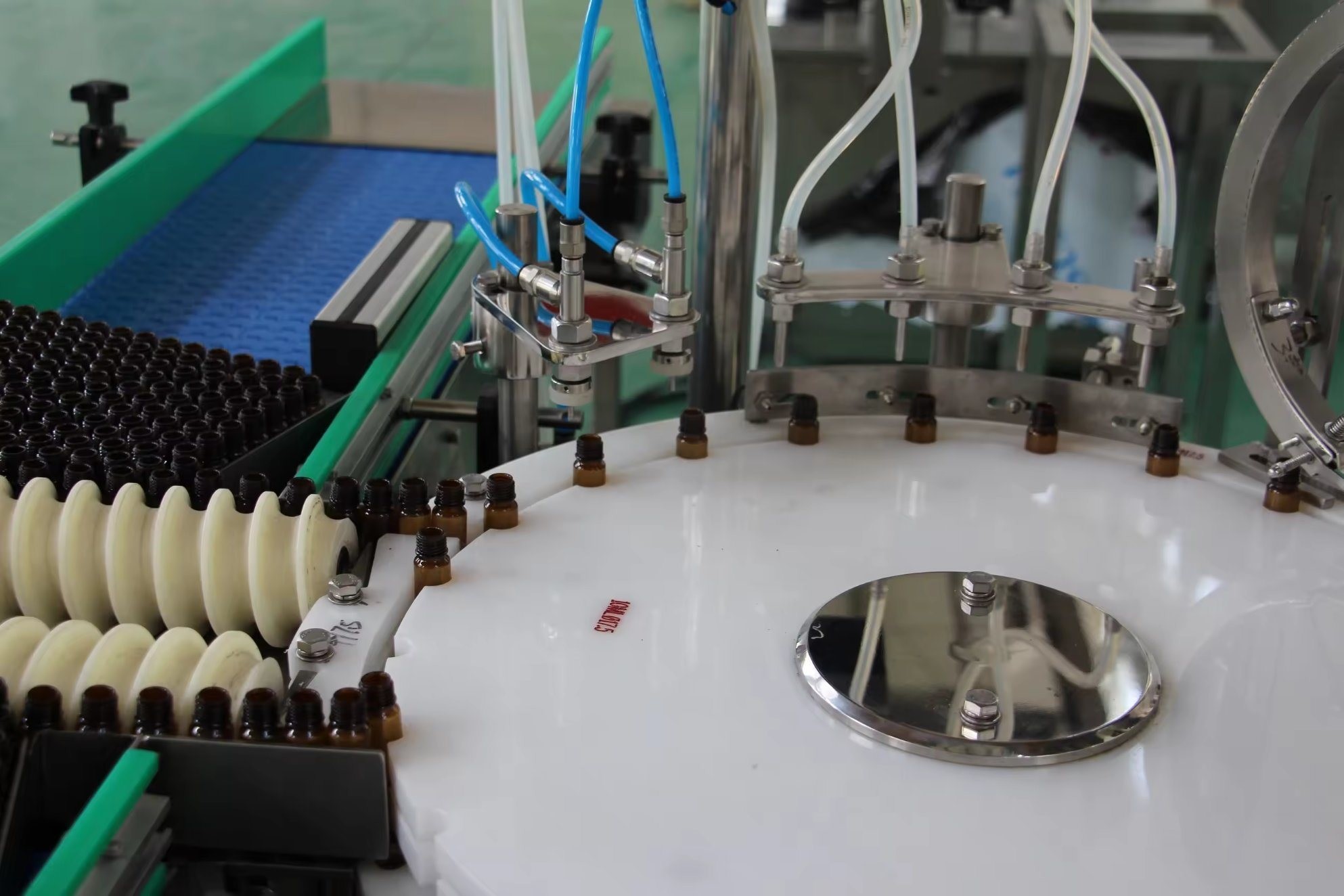 Automatic Nasal Spray Bottle Filling Capping Machine with PLC Control
