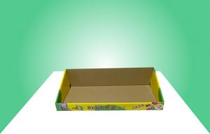 China Kids Candy Cardboard PDQ Trays For Selling Candy / Foods / Snacks wholesale