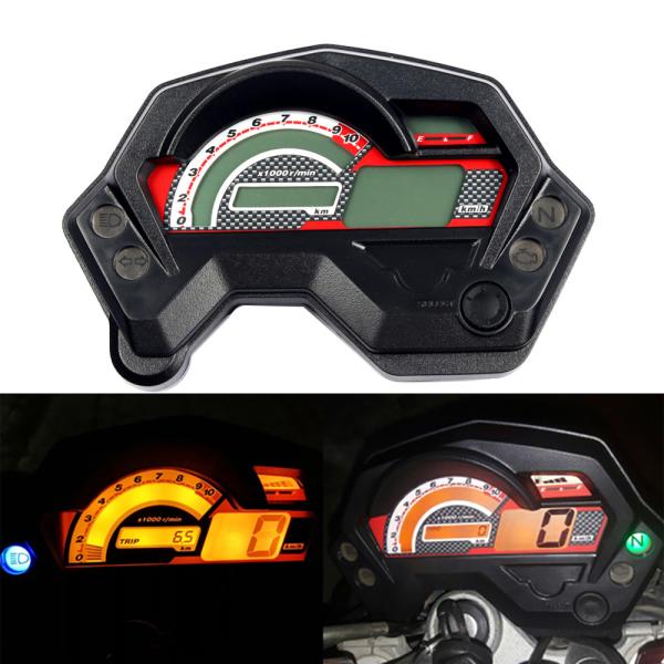 Quality Waterproof Yamaha Fz16 Speedometer Gauge , ABS Digital Electronic Indicator for sale