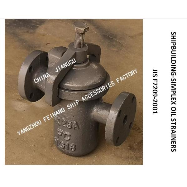 THROUGH SINGLE-LINK CRUDE OIL FILTER FOR DIESEL OIL SEPARATOR IMPORTED STRAIGHT- FH-65A S-TYPE JIS F7209