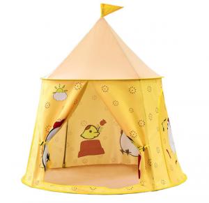 Small Polyester Tepee Pop Up Outdoor Camping Tents Kids Playing House H120XD116cm