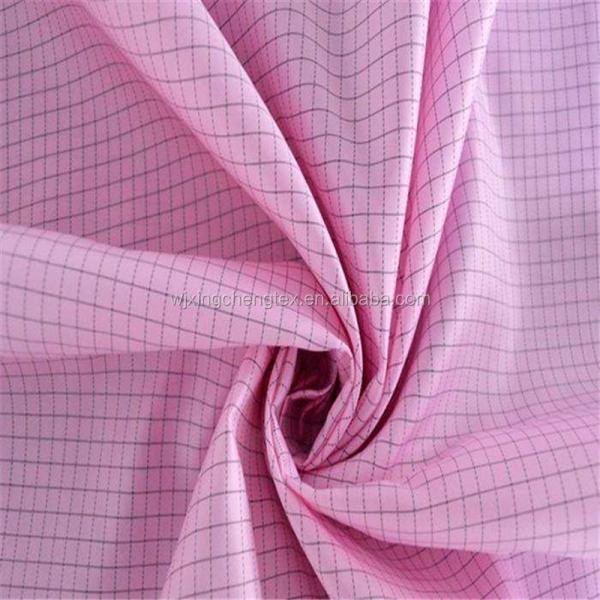 Quality 100D*100D Polyester Anti-Static Fabric For Lab Security Printed Pattern for sale