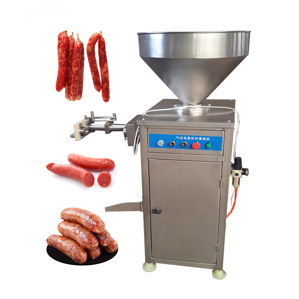 semi-automatic sausage knotting machine, sausage making machine, sausage processing machine