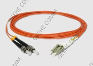 China PVC Jacket 1m LC To ST Multimode Duplex Fiber Optic Patch Cable wholesale