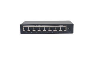 AUTO Negotiation PoE Ethernet Switch Recycling 8 Port 10/100/1000M Switch External PS