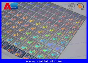 China Tamper Evident QR Code Serial Number 3D Holographic Stickers hologram security sticker on sale