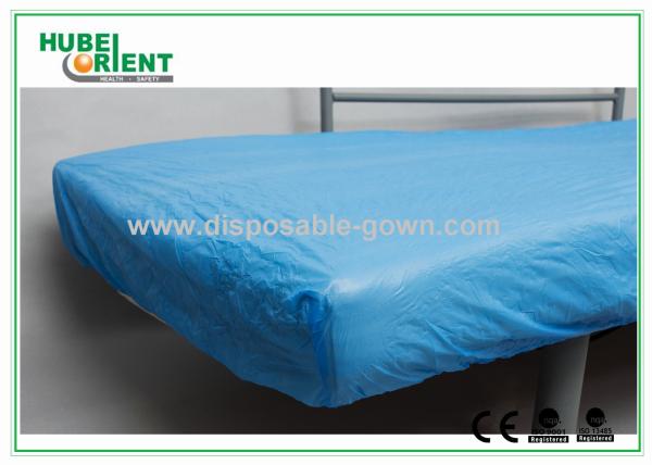 Quality Breathable CPE  Disposable Bed Protectors Hospital Bedding Cover To Prevent Cross Infection for sale