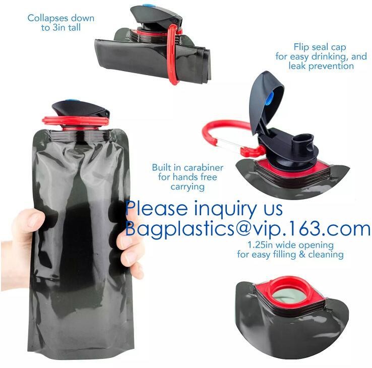 5L BPA Free Collapsible Water Bottle Foldable plastic Water Bag for Promotional/Camping/Climbing/Picnic/BBQ bagease pack