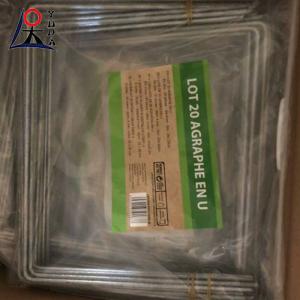 China 11 Gauge U-Type Turf Nails 6 Inch Length Landscape Grass Staples wholesale