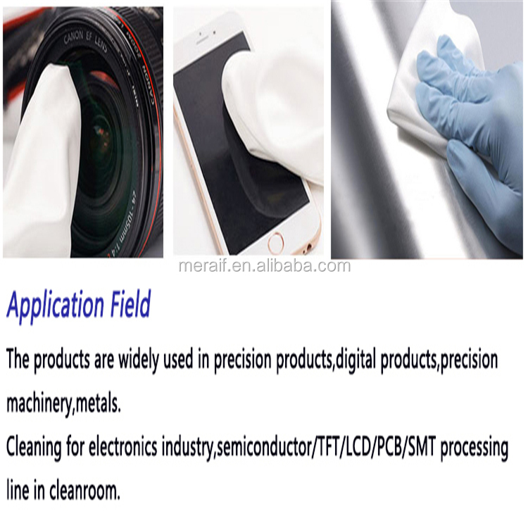 High Quality Clean Room Class 100 Laser Sealed Lint Free Polyester Cloth 0609 Cleanroom Wiper online