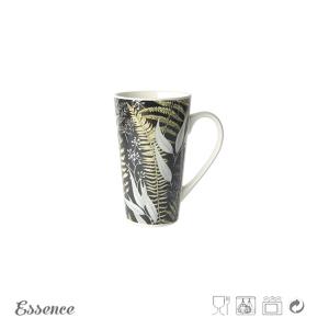 China V Shape Bone China Mugs 19 OZ Custom Decal Printing With Handle wholesale