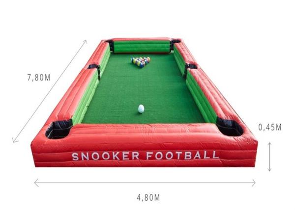 Quality Custom Inflatable Snooker Ball Games Inflatable Billiards Table Sport Games for sale