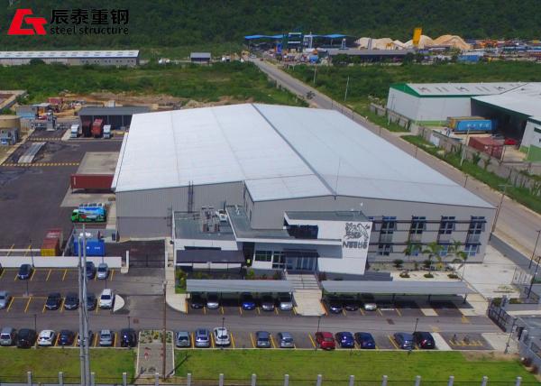 Quality Modular Flexible Steel Frame Multi Storey Buildings / Distribution Center for sale