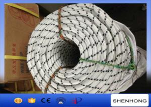 China 12MM Double Braided Nylon Pull Rope 3000kg Breaking Force ISO Certificated wholesale