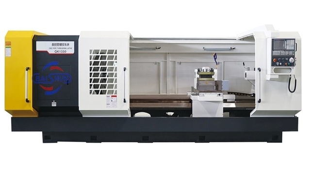 Large Pindle Diameter Lathe Machine CNC Pipe Screw Cutting Pipe Threading Lathe