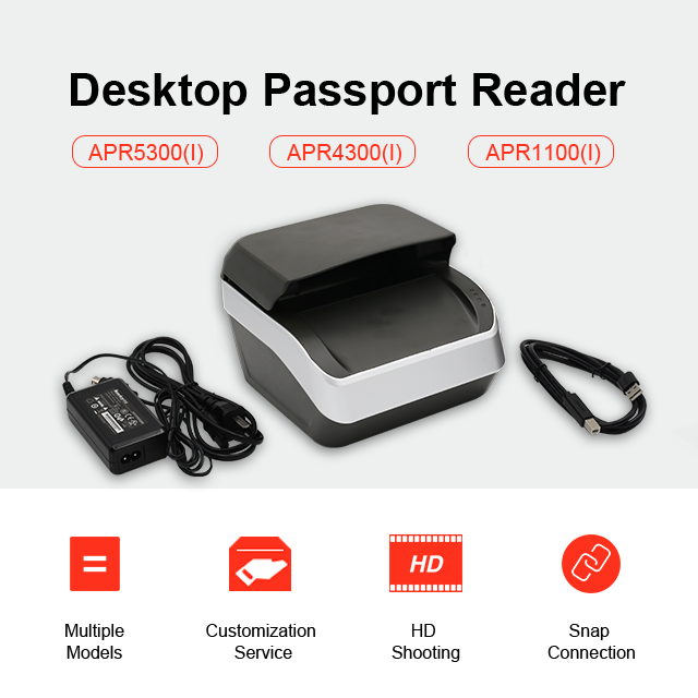 RFID Scan Global Passport Reader ID E-Passport Scanner for Government Customs Control