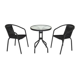 H70cm W60cm Rattan Wicker Coffee Table , Round Rattan Side Table stylish