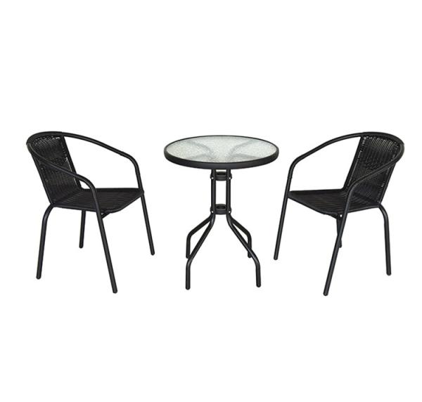 Quality H70cm W60cm Rattan Wicker Coffee Table , Round Rattan Side Table stylish for sale