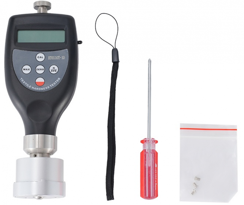 HT-6510T Series Textile Hardness Tester with Convertible Probe, Average Calculate, and Peak Value Deposit Functions