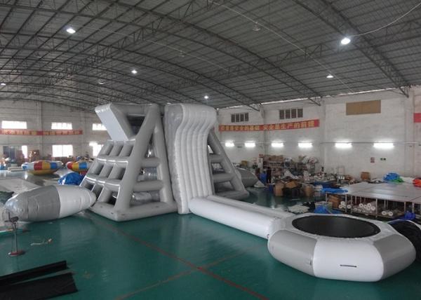 Quality Amercian Customized Water Park Combo Inflatable , Inflatable Big Slide Park for sale