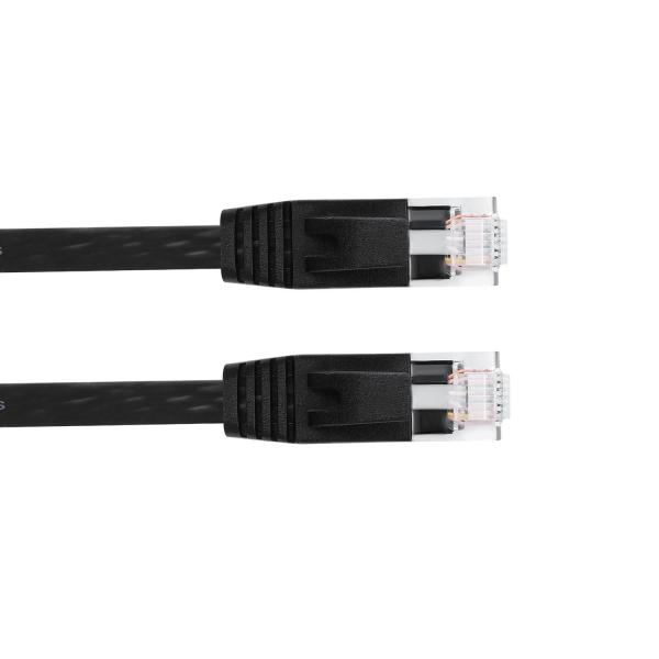 Cat6 Bare Copper Flat Ethernet Cable , 50Ft UTP Lan Cable For Ethernet