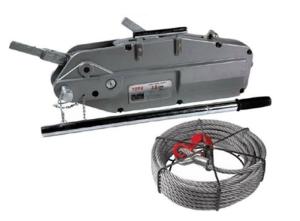 China 8/12.5kn Electrical Cable Pulling Tools HSS Hand Wire Rope Winch Iso Standard wholesale