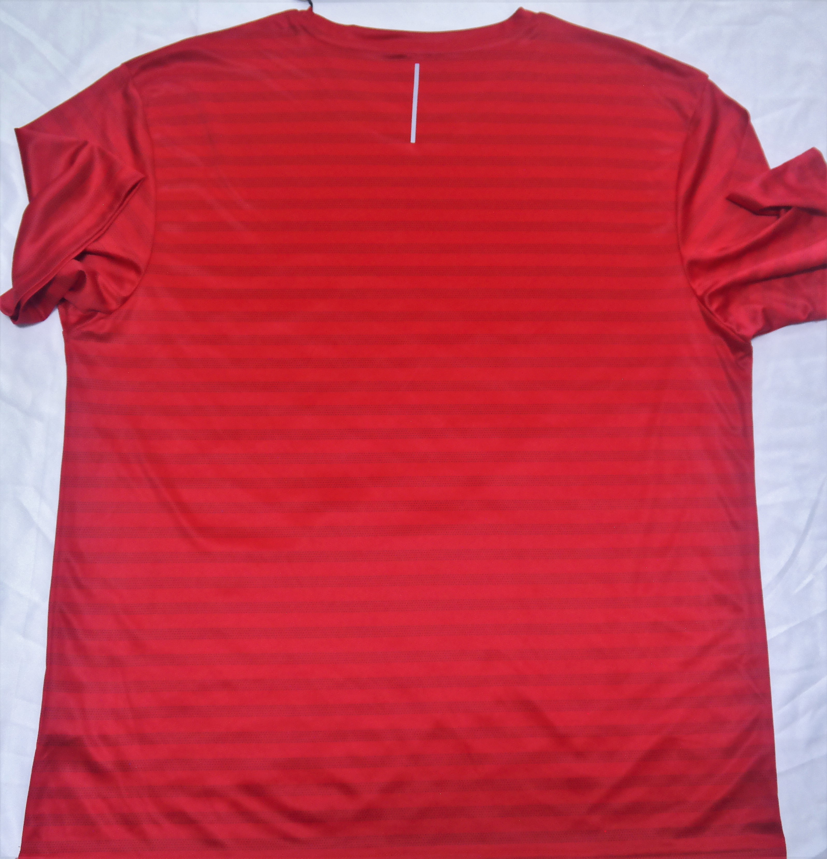 Comfortable 140gsm Fabric Allover Print Half Sleeve Printed Shirts Red