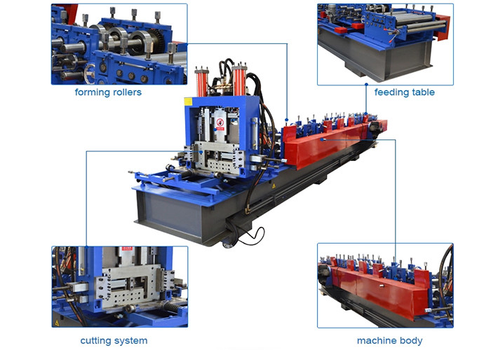 Automatic TK3A TK5A Hollow Elevator Guide Rail Roll Forming Machine