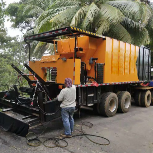 Road Maintenance Machine Slurry Paver Micro Surfacing Asphalt Bitumen Semitrailer Sealer