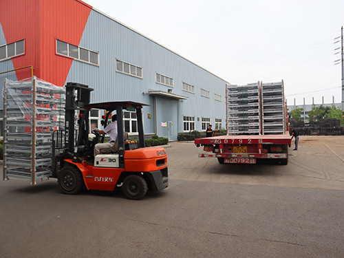 Mobile Material Box Rackable Pallet Cage With Customized Wheel