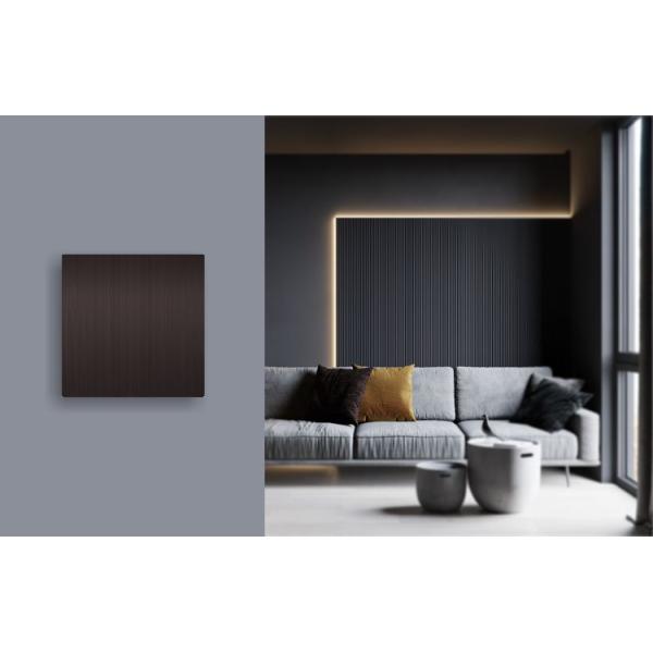 250V AC Electrical Wall Switch , Bronze 3 Gang One Way Switch