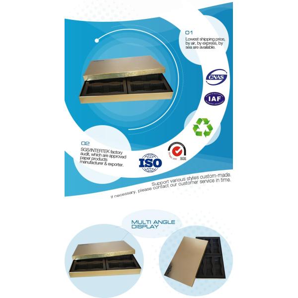 Custom Beautiful Paper Sweet Box Chocolate Packaging BV CE Certification