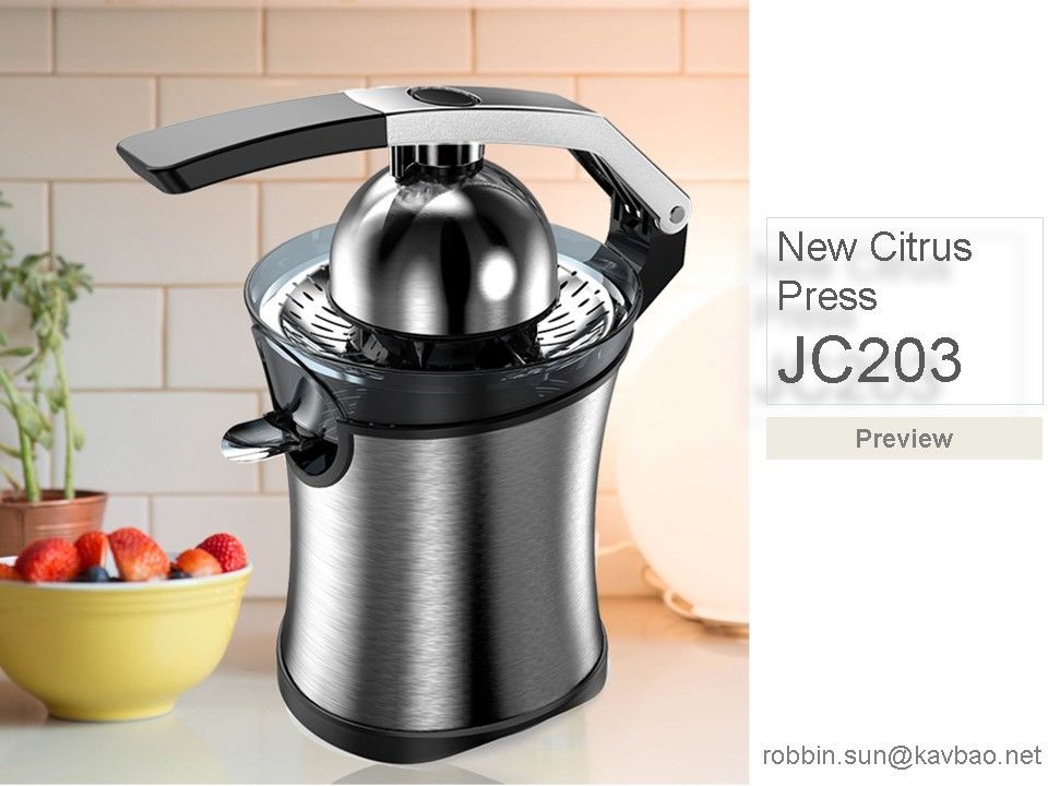 JC203 Citrus Press with Die cast Handed Arm Operation
