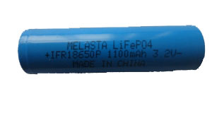 China 3.2V 18650 LiFePO4 Battery Cells , Power Tool Battery 1400mAh wholesale