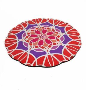 4m Thickness Lace Round Blank Sublimation Placemats