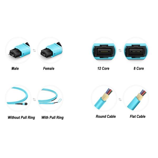 12CORES MPO MTP Patch Cord 3.0MM