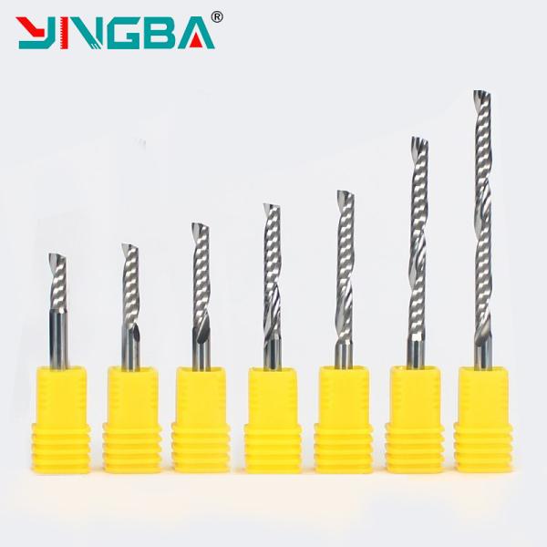 3.175 MDF Cnc Router Bits Single Flute 4mm Trim Router Bits Cutting Tool