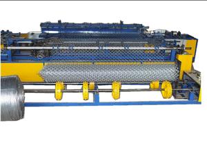 China PLC Control Industrial Chain Link Fence Machine 80-120 M2/ Hour Easy To Operate wholesale
