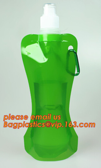 Customized logo folding sports water bottle/water bag/foldable bag for travel,Collapsible Water Bottle/Folding Water bag