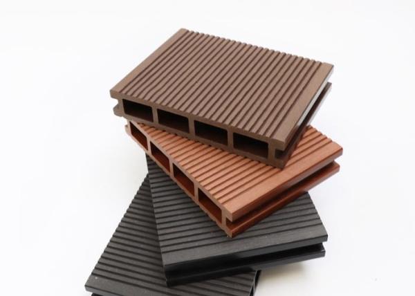 Quality Co Extrusion Exterior WPC Decking Hollow Composite Decking Board for sale
