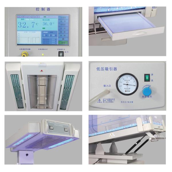 Lcd Touch Screen Baby Incubator Hospital Incubators Infant Radiant Warmer with infant phototherapy unit