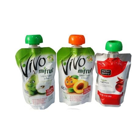 Stand Up Excellent quality professional design plastic juice spout bag