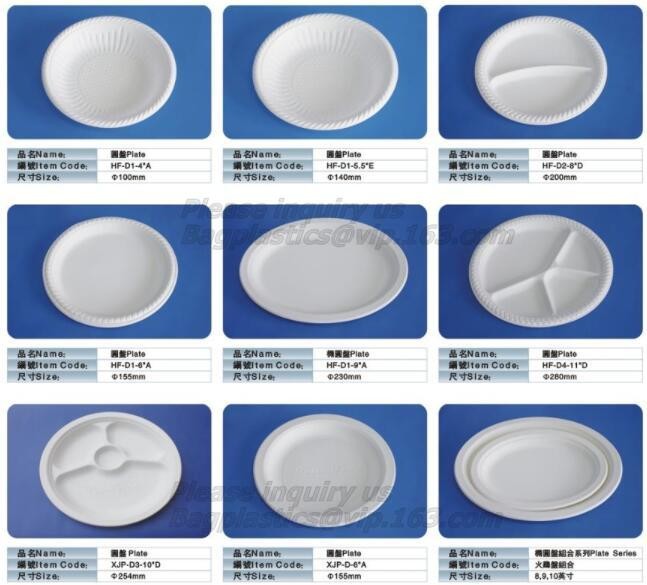 7 inch Pretty Food Grade Eco Biodegradable Tableware Disposable Corn Starch Plate,corn starch disposable plastic plates/