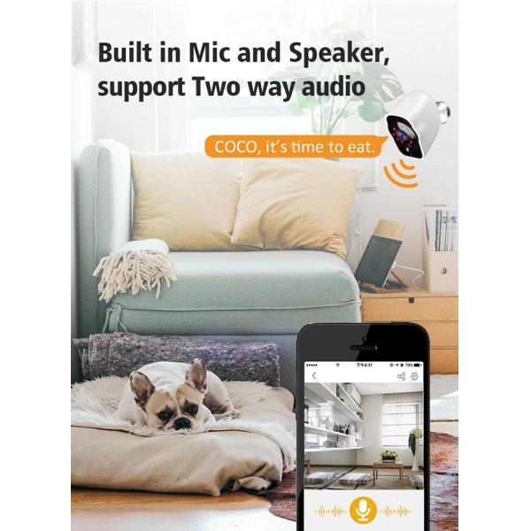 Wireless Indoor Ourdoor Waterproof WIFI Security Camera