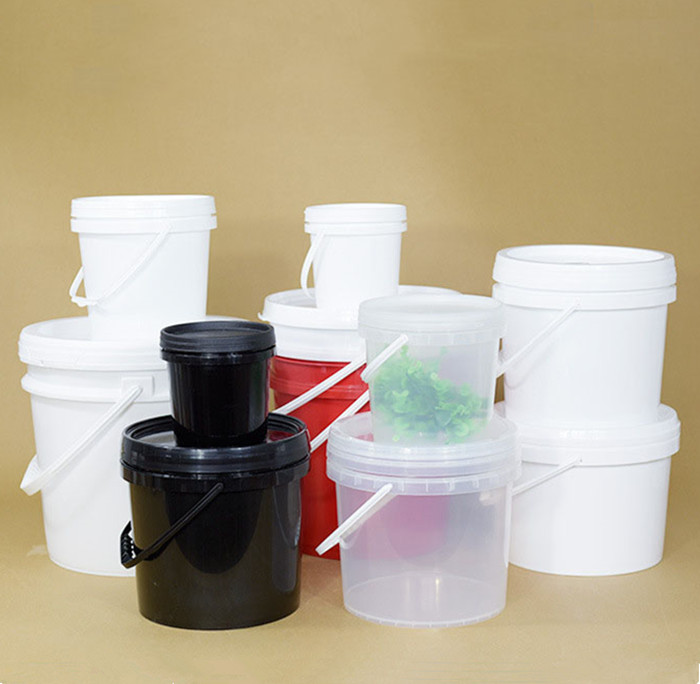 1L Capacity Plastic Bucket Made of Impact Resistant PP Material with Airtight Seal